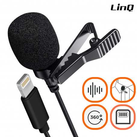 LinQ AM7777 Lightning Tie-microphone Cable