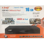 Recorder HD H.265 Network NVR 16 CH Poe 5MP LinQ NVR1616