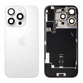iPhone 16 Pro Max Rear Glass Cover Titanium Black Grade A Original Replacement Part