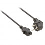 LinQ EU2A PC power cable European Monitor with Schuko plug 1.6m Black