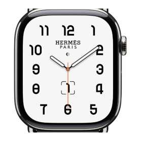Apple Watch Hermès Series 10 GPS + Cellular 41mm Argent - Montre Connectée Élégante Grade A Sans Bracelet