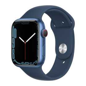 Apple Watch Series 7 GPS 45mm Aluminium Bleu Grade AB avec Boîte et Chargeur Bracelet Sport