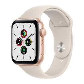 Montre Connectée Apple Watch Series SE 44mm GPS + Cellular Aluminium Or - Grade A avec TVA Sur Marge