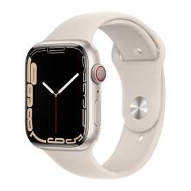 Apple Watch Series 7 GPS 45mm Lumière Stellaire Aluminium - Grade A avec Boîte et Chargeur | Montre Connectée haut de gamme