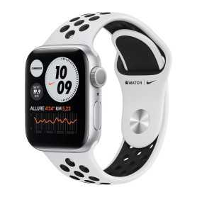 Montre Connectée Apple Watch Série 6 GPS 44mm Nike Argent - Grade A avec Boîte et Chargeur