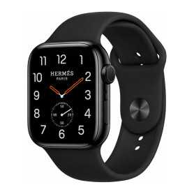 Montre intelligente, Smartwatch - Montre Connectée Apple Watch Hermès Series 6 Cellular 44mm Aluminium Noir - Grade A (TVA Sur M