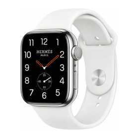 Montre Intelligente, Smartwatch - Montre Connectée Apple Watch Hermès Series 6 Cellular 44mm Argent - Grade AB (TVA Sur Marge)*,