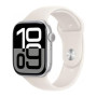 Smartwatch, Wearable - Montre Connectée Apple Watch Series 10 GPS 42 mm Blanc Aluminium avec Bracelet - Grade A (TVA Sur Marge)*
