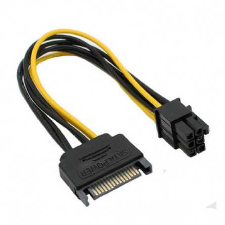 Adaptateur d'alimentation 6 Pin / 15 Pin SATA