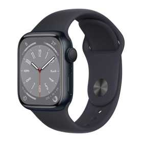 Smartwatch, Gadget Fitness - Montre Connectée Apple Watch Series 9 GPS 45mm Minuit Aluminium avec Bracelet - Grade AB (TVA Sur M