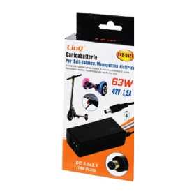 Mains Charger Self-Balancing Scooters/Electric Scooters/Electric Bikes 63W / 42V 1.5A Tip 5.5*2.1mm LinQ T42-5521