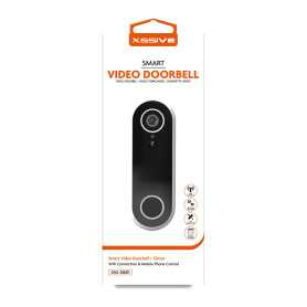 XSSIVE XSS-DB01 Wireless Smart Video Doorbell – Enhance Home Security with Smart Alerts and HD Video