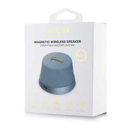 Haut-parleur, Speaker - Enceinte sans Fil Bluetooth MagSafe et USB-C 3W GUESS GUWSC3ALSMB - Bleu, prix de gros.