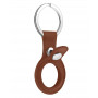 Leather Keyring for AirTag - Brown (Apple)