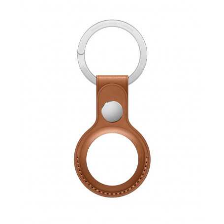 Leather Keyring for AirTag - Brown (Apple)