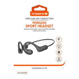 Écouteurs, Audio - Casque Open Ear à Conduction Aérienne Xssive XSS-AIRC02 - Noir, prix de gros.