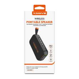 Speaker, Audio Device - XSSIVE XSS-BSP21 Portable Bluetooth Speaker - Black, wholesale price