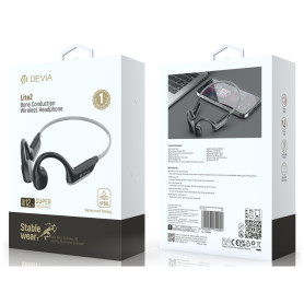 Écouteurs sans Fil Bluetooth à Conduction Osseuse Devia TWS Lite2 - Noir