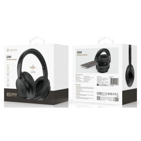 Lite1 Devia Wireless Headphones - Black
