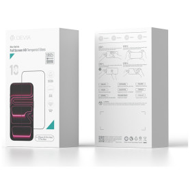 Verre Trempé HD Plein Écran Devia Star Series pour iPhone 18 Pro/Pro Max - Lot de 10 Pièces