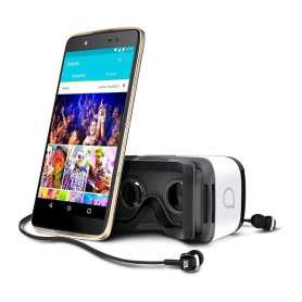 Smartphone, Téléphone - Alcatel Idol 4S 6070K 32 Go Or avec Casque VR - Neuf, prix de gros.