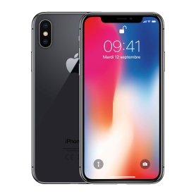 Smartphone - iPhone X 256 Go Gris - Grade A, prix de gros