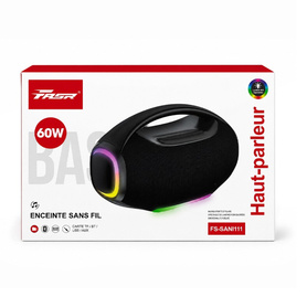 FASR – FS-SANI111 Portable 60W RGB Bass Bluetooth Speaker
