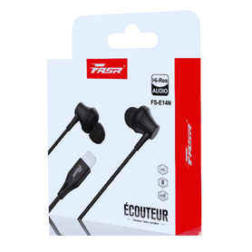 Écouteurs Avec Fil Lightning E14N FASR - Noir