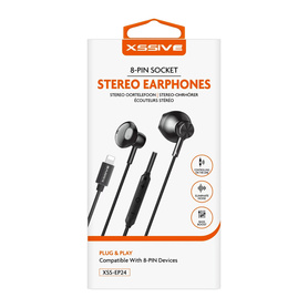 Écouteurs Stéréo Lightning XSSIVE Noir | EasyMobile