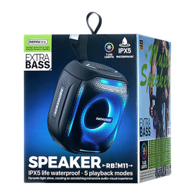Enceinte Portable Sans Fil 5W REMAX Yumker RB-M11 - Son Puissant et Élégant en Noir