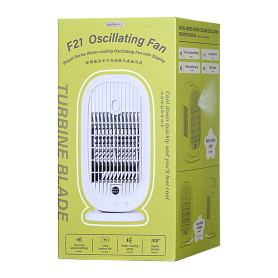 Buy REMAX F21 Water Cooled Shaking Table Fan - White Efficient Cooling and Sleek Design