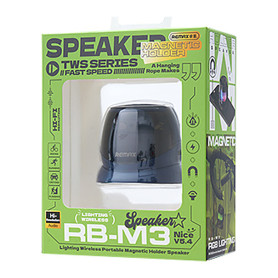 Speaker, Sound System - REMAX Lighting RB-M3 Portable Wireless Speaker with Magnetic Stand - Green, wholesale price