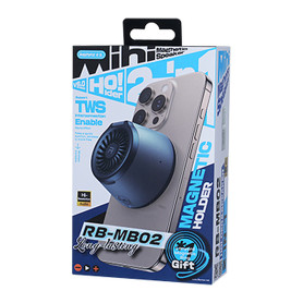 Wireless Portable Speaker with Magnetic Stand - REMAX MB02 - Navy Blue | EasyMobile