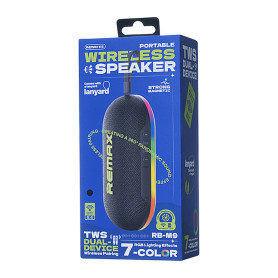 Speaker, Audio Device - REMAX Lighting RB-M9 7W Portable Wireless Speaker - Black, wholesale price