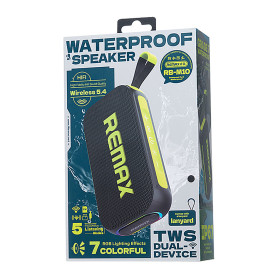 Haut-parleur, Boombox - Enceinte Portable Sans Fil Étanche 20W REMAX Lighting RB-M10 - Gris, prix de gros.