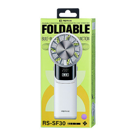 Cooling Device, Mini Fan - Portable Foldable Cooling Fan 3000mAh Remax RS-SF30 - Blue, wholesale price