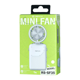 Cooling Device, Air Cooler - Portable Foldable Cooling Fan 3000mAh Remax RS-SF35 - Blue, wholesale price