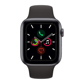 Montre Connectée Apple Watch Series 5 Cellular 44mm Noir Aluminium - Grade AB | Livraison Rapide
