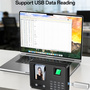 Fingerprint Time Attendance Terminal with Color Screen - Yesido KM30 - Black