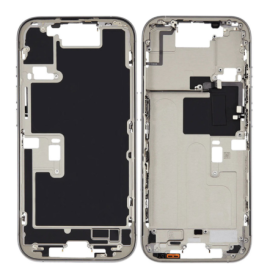 iPhone 16 Pro Chassis without Back Glass without Battery Titanium Natural eSIM US (Original Disassembled) Grade AB | EasyMobile