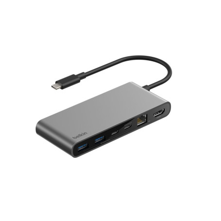 Hub USB-C 8-in-1 BELKIN INC024hqSGY - Space Gray