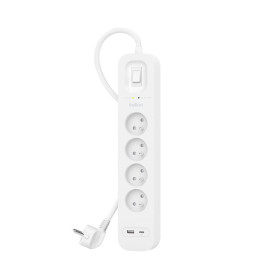 Multiprise Parafoudre 4 Prises (USB-A + USB-C) BELKIN SRB001ca2M