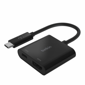 Adaptateur USB-C vers HDMI 60W BELKIN AVC002BTBK - Noir