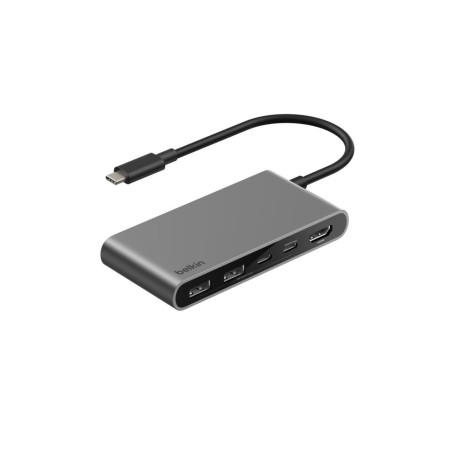 Hub USB-C 5-en-1 BELKIN AVC022hqSGY - Gris Sidéral