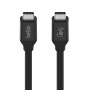 Câble 100W USB-C / USB-C 0.8M BELKIN INZ001BT0.8MBK - Noir