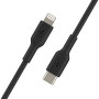 Cable USB-C to Lightning 1M BELKIN CAA003bt1MBK - Black