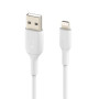 Câble Lightning 1M BELKIN CAA001bt1MWH - Blanc