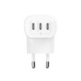 Chargeur Secteur (3 USB-C) (67W) BELKIN WCC002vfWH - Blanc
