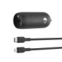 Car Charger Combo USB-C (30W) + Cable Lightning 1m BELKIN CCA004BT1MBK-B5 - Black