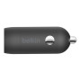 Combo Chargeur Voiture USB-C (30W) + Câble Lightning 1m BELKIN CCA004BT1MBK-B5 - Noir